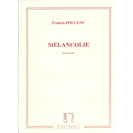 Poulenc - Mèlancolie per Pianoforte