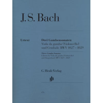 Bach - Tre sonate per viola da gamba BWV 1027-1029