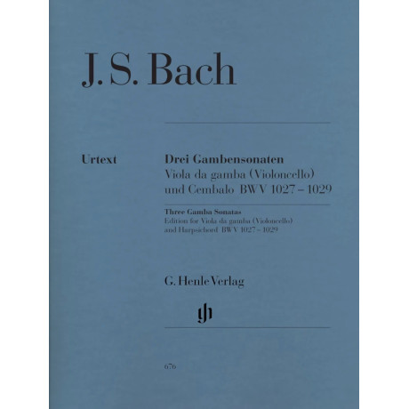 Bach - Tre sonate per viola da gamba BWV 1027-1029