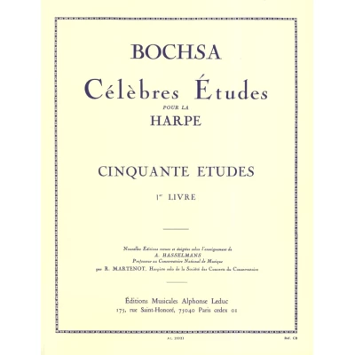 Bochsa - Celebri Studi per Arpa 50 Studi Op.34 Vol.1