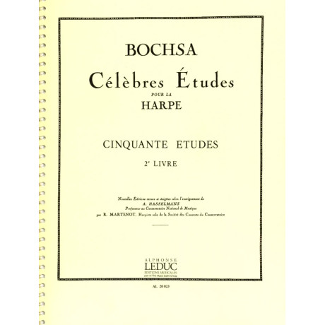 copy of Bochsa - Celebri Studi per Arpa 50 Studi Op.34 Vol.1