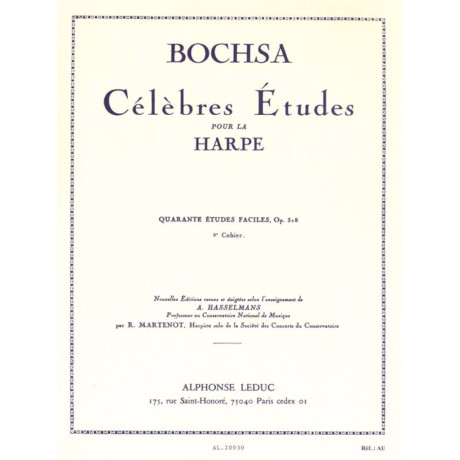 copy of Bochsa - Celebri Studi per Arpa 50 Studi Op.34 Vol.1