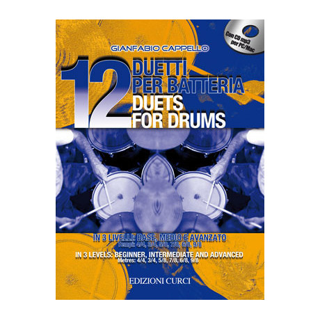 Cappello - 12 Duetti per Batteria con CD mp3