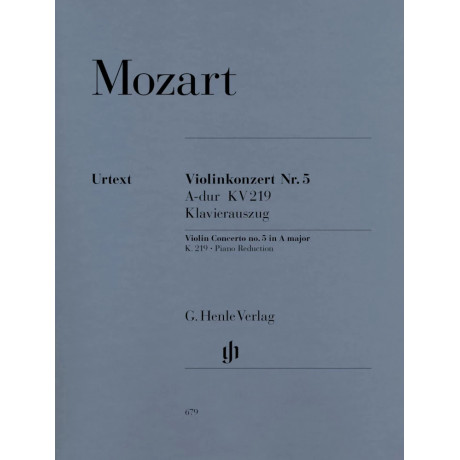 Wolfgang Amadeus Mozart - Violin Concerto No. 5 in A major KV 219
