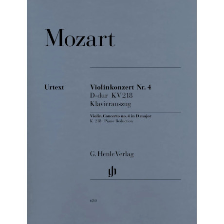 Wolfgang Amadeus Mozart - Concerto per violino n. 4 in re maggiore KV 218