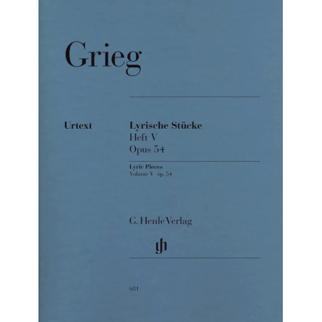 Edvard Grieg - Pezzi lirici, volume 5, op. 54