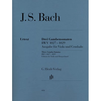 Bach - Tre sonate per viola da gamba BWV 1027-1029 (vers. per viola)