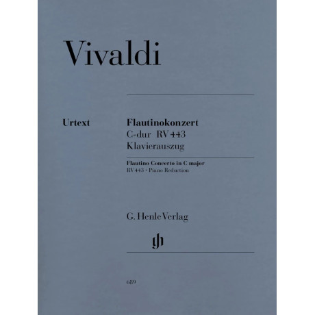 Antonio Vivaldi - Flautino Concerto (Recorder/Flute) C major RV 443
