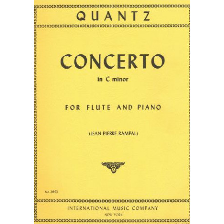Quantz - Concerto in Do Minore per Flauto e Piano
