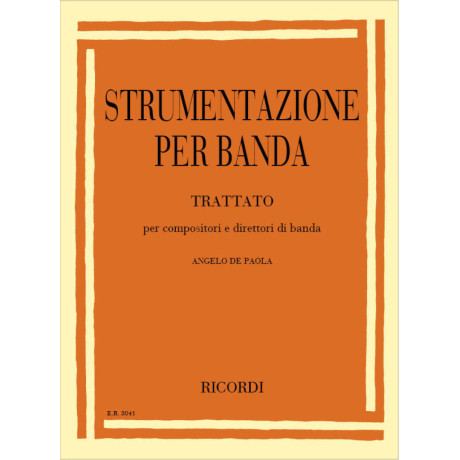 De Paola - Strumentazione per Banda