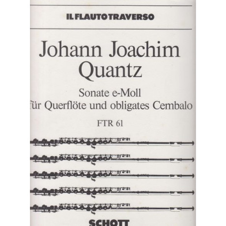 Quantz - Sonata in Mi Minore per Flauto e Piano