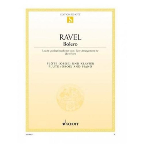 Ravel - Bolero per Flauto/Oboe e Pianoforte