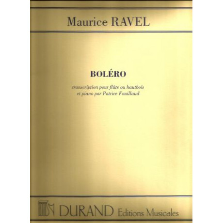Ravel - Bolero per Flauto/Oboe e Pianoforte