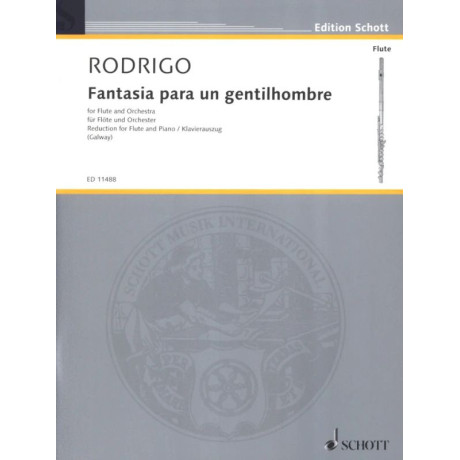 Rodrigo - Fantasia para un Gentilhombre Flauto e Piano