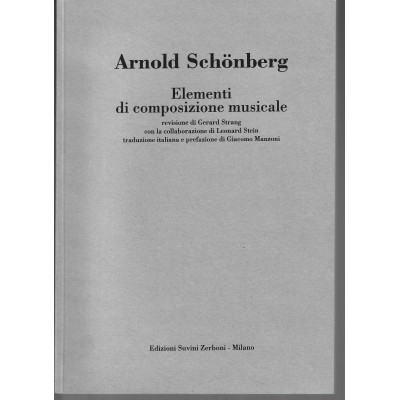 Schoenberg - Elementi di Composizione Musicale