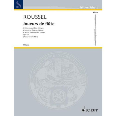 Roussel - 4 Pezzi Op.27  per Flauto e Pianoforte