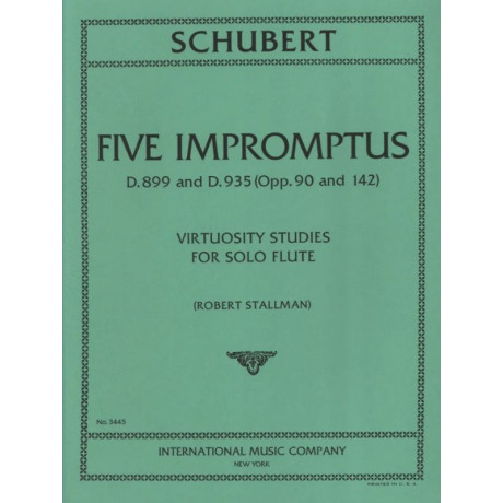 Schubert - 5 Improvvisi per Flauto Solo