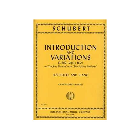 Schubert - Introduzione e Variazione Op.160 Flauto e Pf.