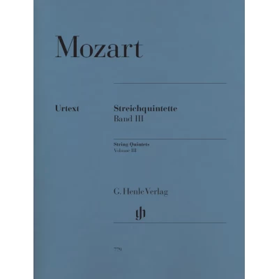 Wolfgang Amadeus Mozart - Quintetti d'archi - Volume III