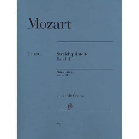 Wolfgang Amadeus Mozart - Quintetti d'archi - Volume III