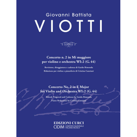 Viotti - Concerto n.2 in Mi Maggiore WI:2 (G:44) per Violino e Piano