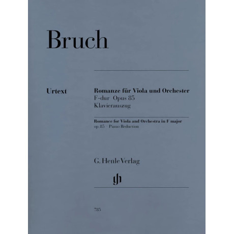 Max Bruch - Romance in F major op. 85 for Viola nad Orchestra