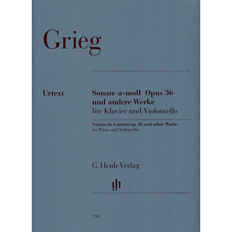 Edvard Grieg - Sonata per violoncello in la minore op. 36 e altre opere per pianoforte e violoncello