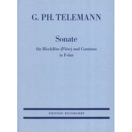 Telemann - Sonata in Fa Maggiore per Flauto e Piano