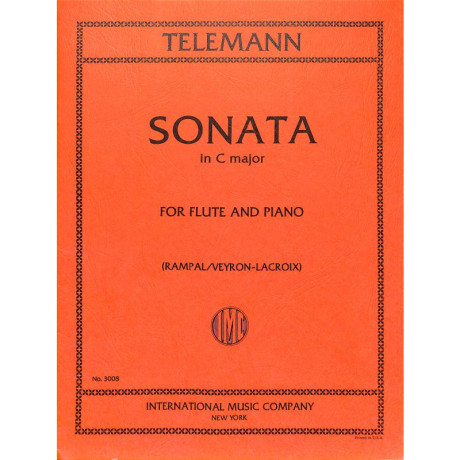 Telemann - Sonata in Do Maggiore per Flauto e Piano