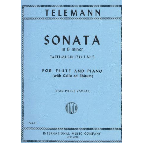 Telemann - Sonata in Si Minore per Flauto e Piano