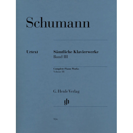 Robert Schumann - Complete Piano Works - Volume III