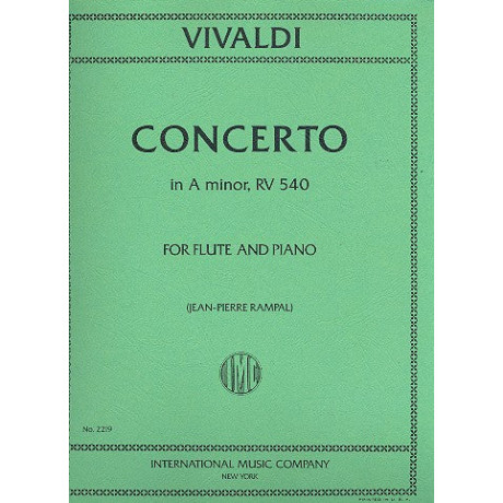 Vivaldi - Concerto in La Minore F.VI n.7 Flauto e Pf.
