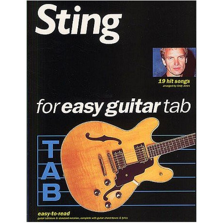 Sting - 19 Songs for Easy Guitar Tab