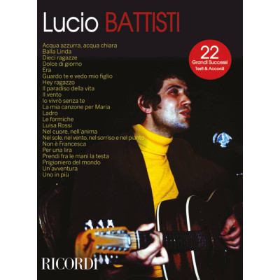 Lucio Battisti - 22 Successi Testi e Accordi