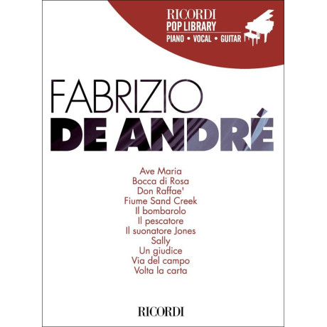 Fabrizio De Andrè - Antologia Pop Library
