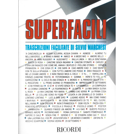 Superfacili - Trascrizioni Facilitate di Silvio Marchesi