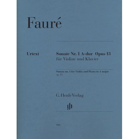 Fauré - Sonata per violino n. 1 in la maggiore op. 13