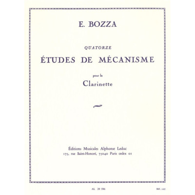 Bozza - 14 Studi di Meccanismo per Clarinetto