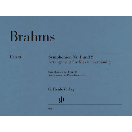 Brahms - Symphonies No. 1 and 2 (arr. for Piano Four-hands)
