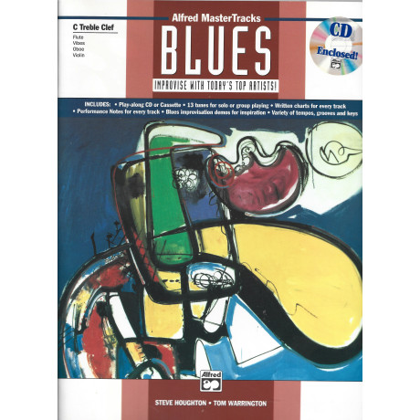 Alfred SoloTracks Blues (C Treble Clef- Flute-Vibes-Oboe-Violin)