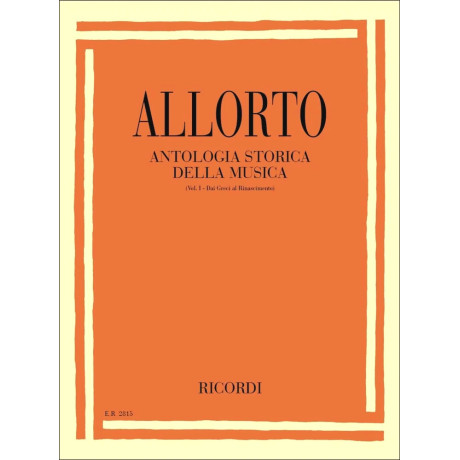 Riccardo Allorto - Historical Anthology of Music