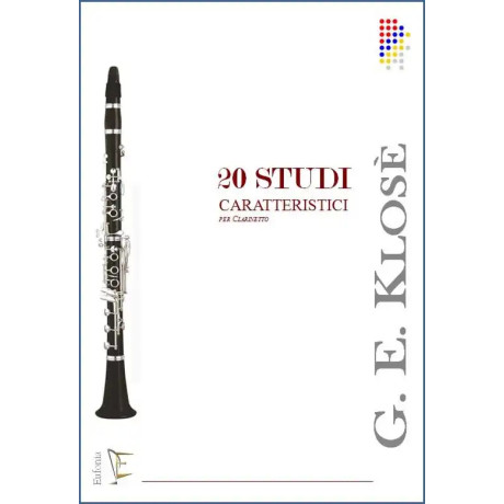 Klosè - 20 Studi Caratteristici per Clarinetto