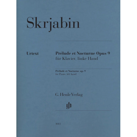 Aleksandr Skrjabin - Prélude et Nocturne, per la mano sinistra, op. 9