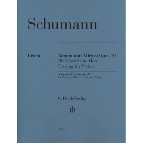 Robert Schumann - Adagio and Allegro Op. 70 - Version for Piano and Violin