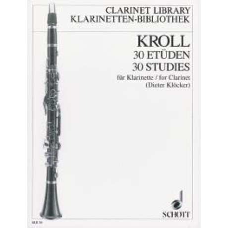 Kroll - 30 Studi per Clarinetto