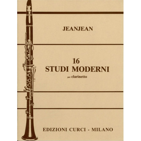 Jeanjean - 16 Studi Moderni per Clarinetto