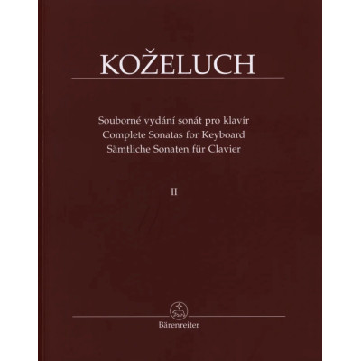 Kozeluch - Complete Sonatas Vol.2 per Pianoforte