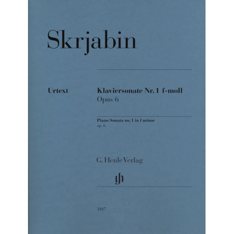 Aleksandr Skrjabin - Sonata per pianoforte n. 1 in fa minore, op. 6