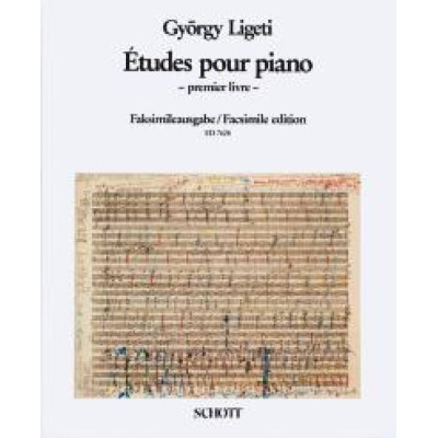 Ligeti - Studi per Pianoforte Vol.1 Facsimile Edition