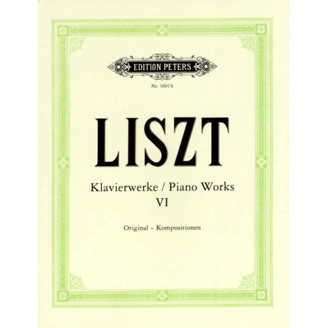 Liszt - Piano Works Vol.6 - per Pianoforte